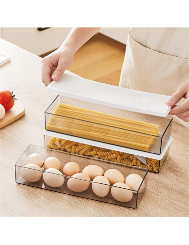 Contenedores de Pasta Hanobe 6 Piezas 1.1L Plástico Libre BPA