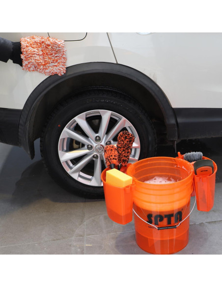Set de Lavado de Autos SPTA 33 Piezas Cubo 20L con Filtro