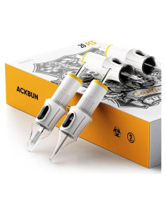 20 Agujas de Cartucho para Tatuaje Ackbun 1207RL Desechables