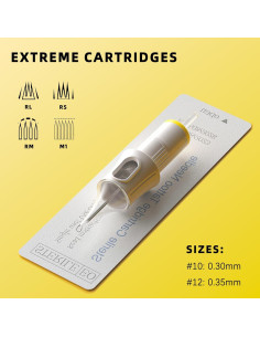 20 Agujas de Cartucho para Tatuaje Ackbun 1207RL Desechables 2