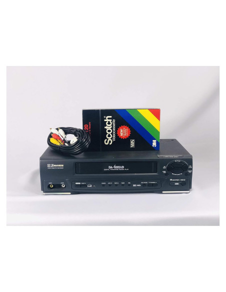 Grabadora de Video Cassette Emerson EWV401B 4 Cabezas