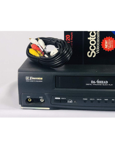 Grabadora de Video Cassette Emerson EWV401B 4 Cabezas