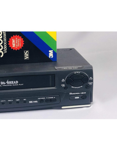 Grabadora de Video Cassette Emerson EWV401B 4 Cabezas