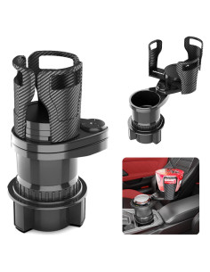 Soporte para Tazas de Auto YDHYDDHY Expandible 2 en 1