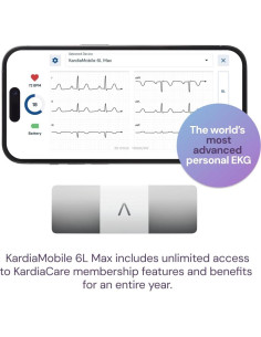 KardiaMobile 6L Max AliveCor | Monitor EKG 6 Derivaciones 2
