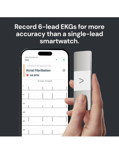 KardiaMobile 6L Max AliveCor | Monitor EKG 6 Derivaciones