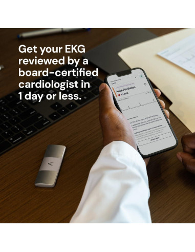 KardiaMobile 6L Max AliveCor | Monitor EKG 6 Derivaciones