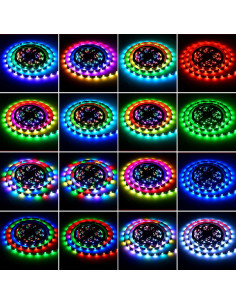Tira de Luz LED RGB 5m G GEEKEEP Control APP Impermeable 2