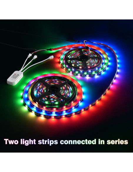 Tira de Luz LED RGB 5m G GEEKEEP Control APP Impermeable
