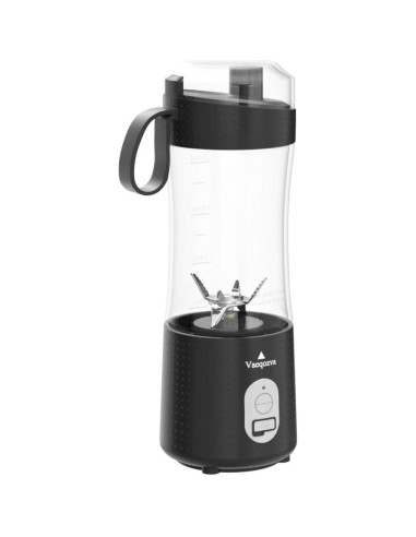 Licuadora Portátil Vaeqozva A9 380ml USB 20,000 RPM Negra