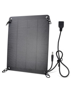Panel Solar Monocristalino KBT 6W 5V Impermeable USB-A
