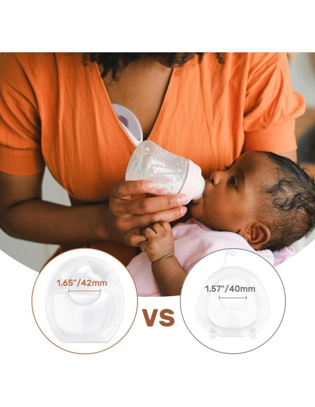 Colector de Leche Materna NCVI Silicona 70ml Reutilizable