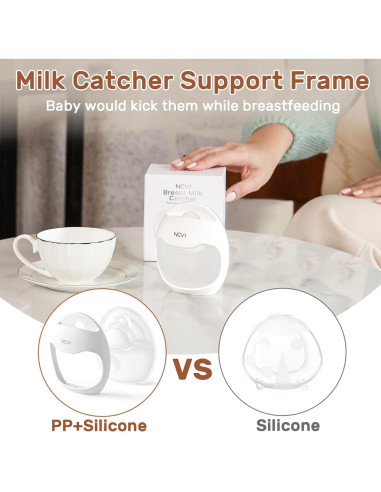 Colector de Leche Materna NCVI Silicona 70ml Reutilizable