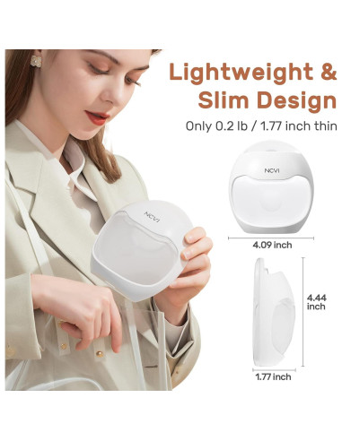 Colector de Leche Materna NCVI Silicona 70ml Reutilizable