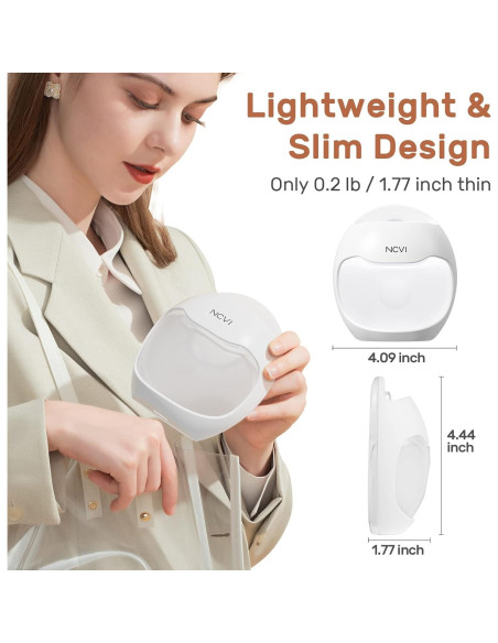 Colector de Leche Materna NCVI Silicona 70ml Reutilizable