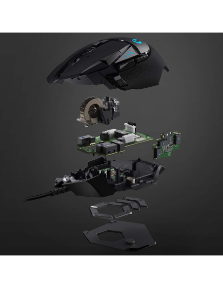 Ratón Gaming Logitech G502 HERO con Cable y Paño Microfibra Ratón Gaming Logitech G502 HERO con Cable y Paño Microfibra