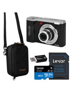 Cámara Digital Minolta MNB5Z 56MP 5K Ultra HD con Funda y 64GB