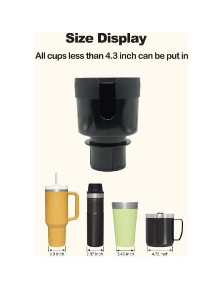 Expansor de Soporte para Taza Tesheer Ajustable 15.5x16cm