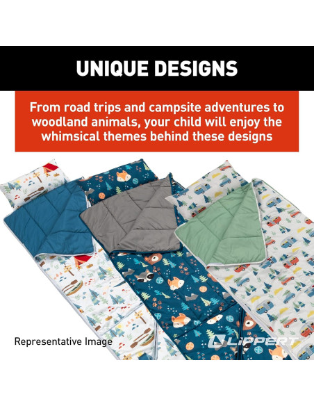 Saco de dormir Lippert para niños 170x157 cm con almohada