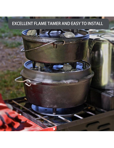 Placa Difusora de Calor Camp Chef FT10 Hierro Fundido 10"