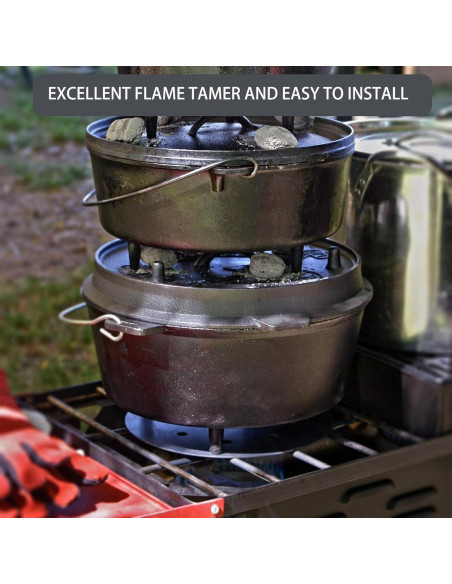 Placa Difusora de Calor Camp Chef FT10 Hierro Fundido 10"