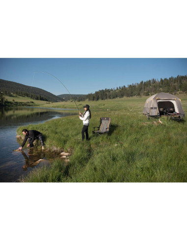 Silla de Camping Plegable Browning Fireside - Acero, Malla, 136 kg