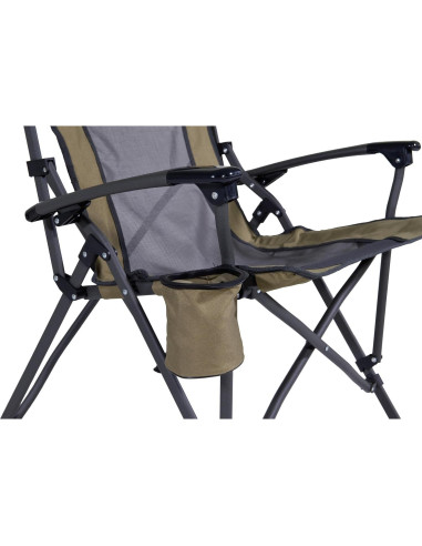 Silla de Camping Plegable Browning Fireside - Acero, Malla, 136 kg