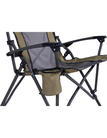 Silla de Camping Plegable Browning Fireside - Acero, Malla, 136 kg