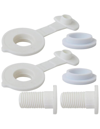 Paquete de 2 tapones de drenaje para enfriadores Coleman 3.81 cm