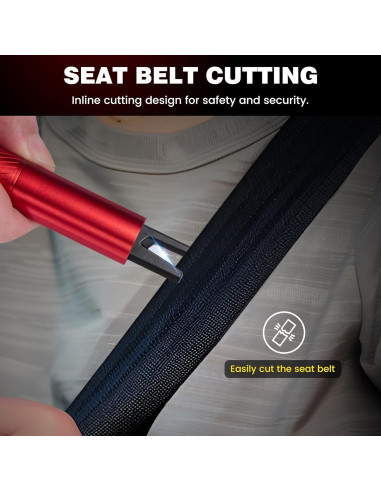 Cortador de Cinturón y Martillo Rompeventanas Fubosi CH-2