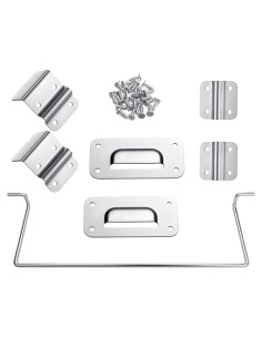 Juego de Soporte de Bisagra de Mesa Leriton Metal 1 Unidad