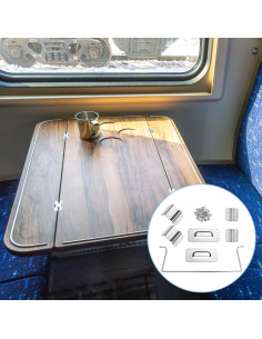 Juego de Soporte de Bisagra de Mesa Leriton Metal 1 Unidad 2