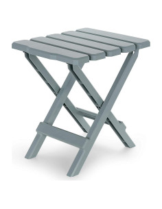 Mesa Lateral Plegable Camco 51682 Adirondack Gris 30x35cm
