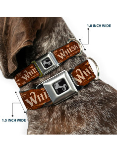 Collar para Perros Buckle-Down, Hebilla de Seguridad 24.1-33cm 2