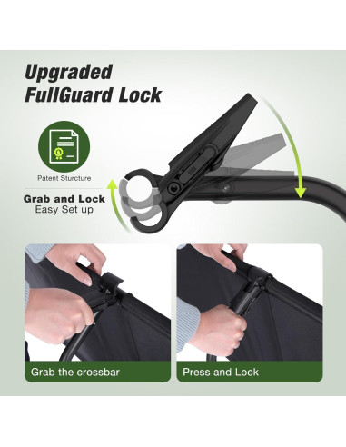 Cama de Camping Plegable WARMOUNTS Ultraligera 330lbs 76.2cm