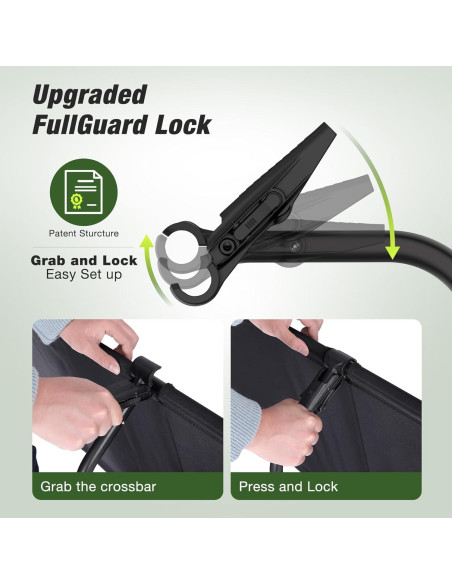 Cama de Camping Plegable WARMOUNTS Ultraligera 330lbs 76.2cm