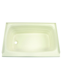 Bañera Lippert 24x36 Parchment Acrílico ABS Drenaje Izquierdo