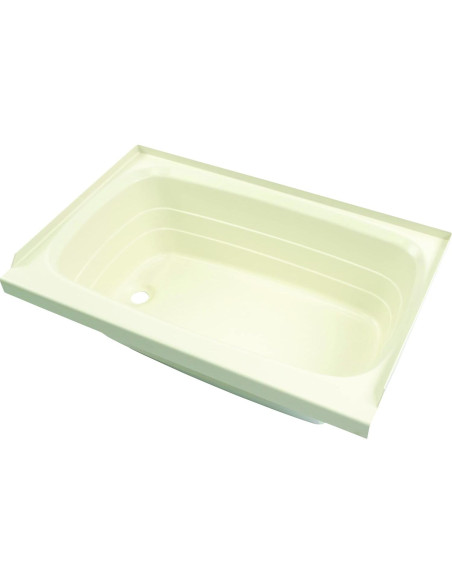 Bañera Lippert 24x36 Parchment Acrílico ABS Drenaje Izquierdo