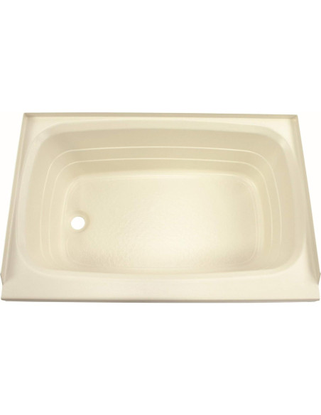 Bañera Lippert 24x36 Parchment Acrílico ABS Drenaje Izquierdo