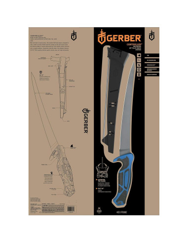 Cuchillo de Fileteador Gerber 25.4 cm Alta Calidad