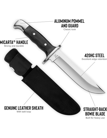 Cuchillo Fijo Buck Knives Frontiersman 15.88 cm con Funda Cuchillo Fijo Buck Knives Frontiersman 15.88 cm con Funda