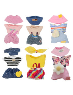 Conjunto de Ropa para Muñecas 6 Piezas 17cm Accesorios