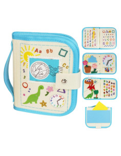 Libro Ocupado Montessori Vella Kids 1-3 Años Juguete Educativo