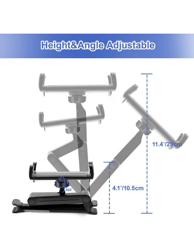 Soporte para Tableta Kolasels en Reposacabezas de Auto 4-13"