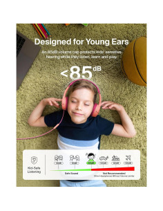 Auriculares con cable Belkin SoundForm Mini para niños Rosa 2