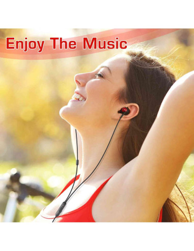 Auriculares UrbanX M20 In-Ear con Micrófono y Control de Volumen