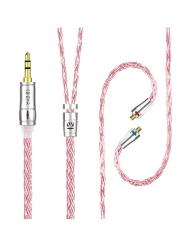Cable IEM KBEAR ST18 1.2m MMCX 3.5mm para Auriculares