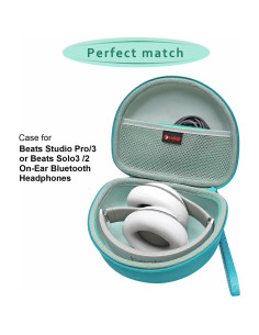 Funda Dura XANAD Verde Menta para Auriculares Beats y TOZO HT2 2