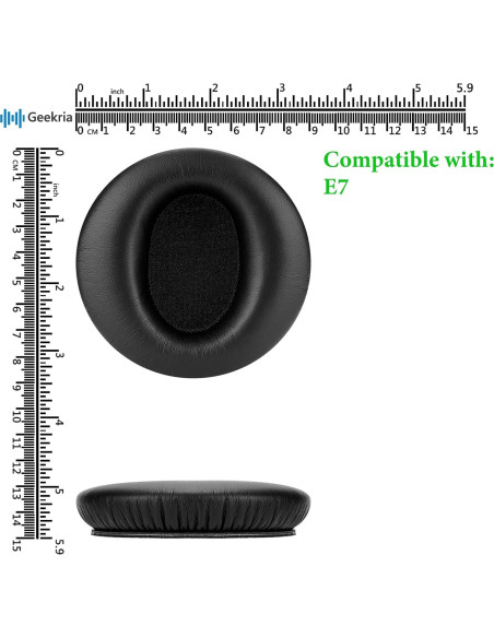 Almohadillas de Repuesto Geekria para Auriculares COWIN E7 - 2 Unidades Almohadillas de Repuesto Geekria para Auriculares COWIN E7 - 2 Unidades