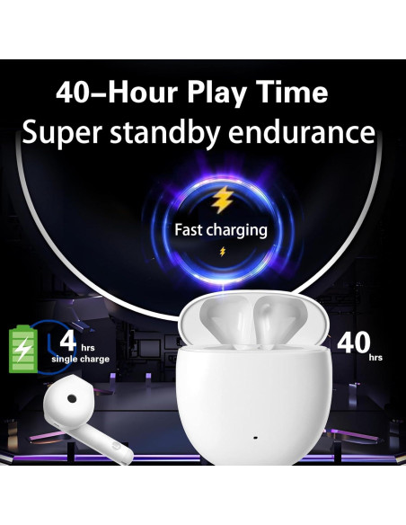 Auriculares Inalámbricos ZJ E-2 Bluetooth 5.3 Estéreo IPX7